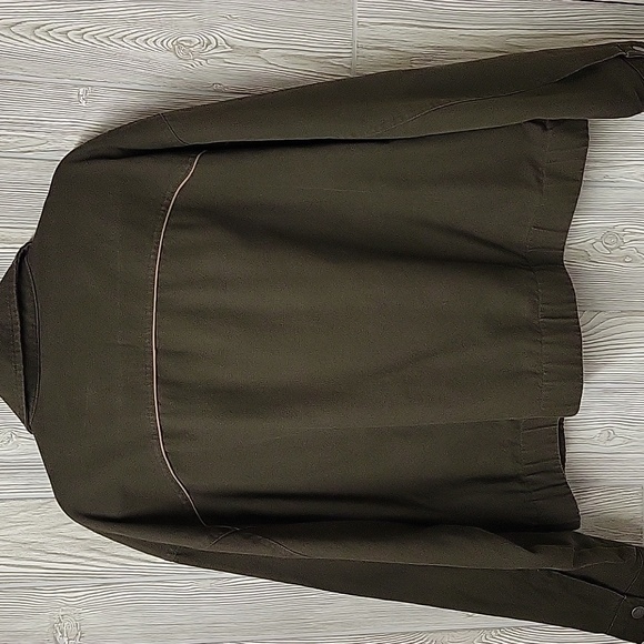 PACSUN Western Floral Embroidered Gas Jacket Mens Size Large - Picture 4 of 11